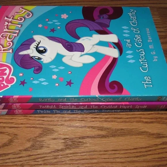 MY LITTLE PONY Chapter Lot (3) books Lot~Rarity~Twilight Sparkle~Pinkie Pie - Picture 3 of 3
